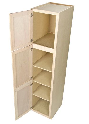 18 x 84 x 24-Inch Premium Ready To Finish Hickory Pantry/Utility Cabinet