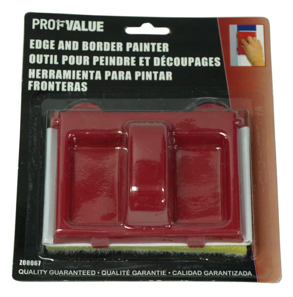 Handheld Edge And Border Painter With Rollers