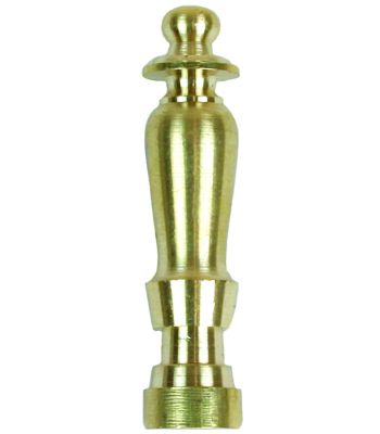 2-Inch Solid Brass Lamp Spindle Finial