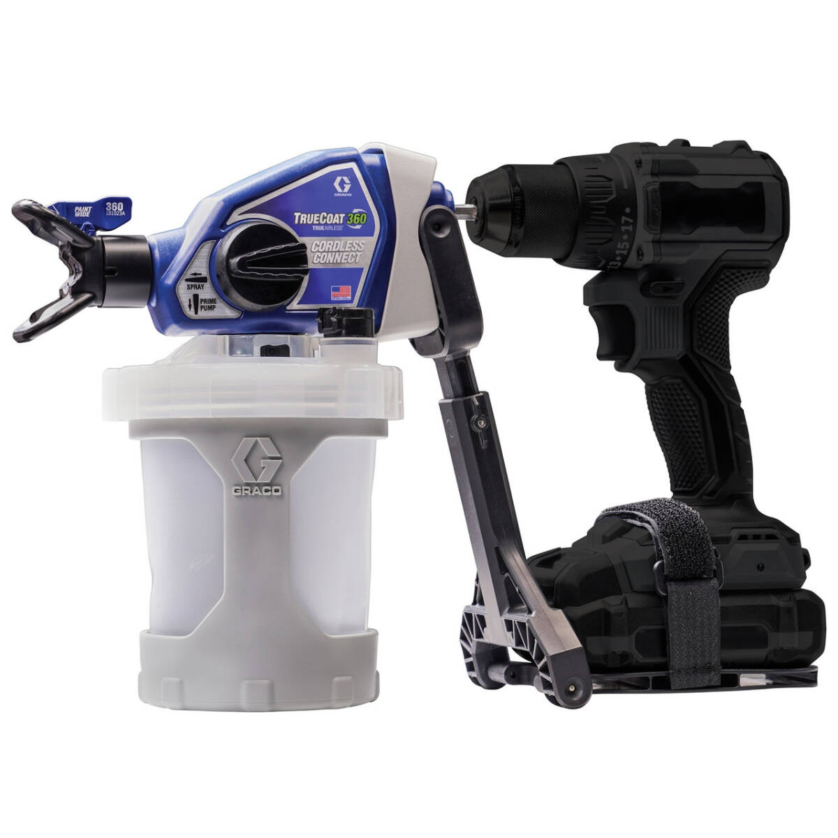 TrueCoat 360™-Series 2000 PSICordless Airless Drill Paint Sprayer
