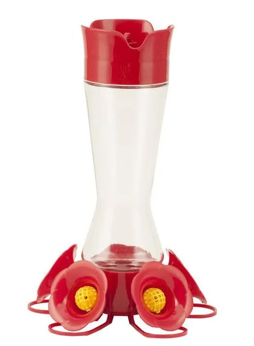16-Ounce Glass Favored Pinch Waist Hummingbird Feeder 3 16-Ounce Glass Favored Pinch Waist Hummingbird Feeder