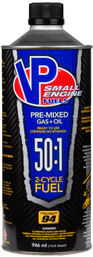 50:1, Quart, Small Engine Premixed2-Cycle Fuel 7 50:1, Quart, Small Engine Premixed2-Cycle Fuel