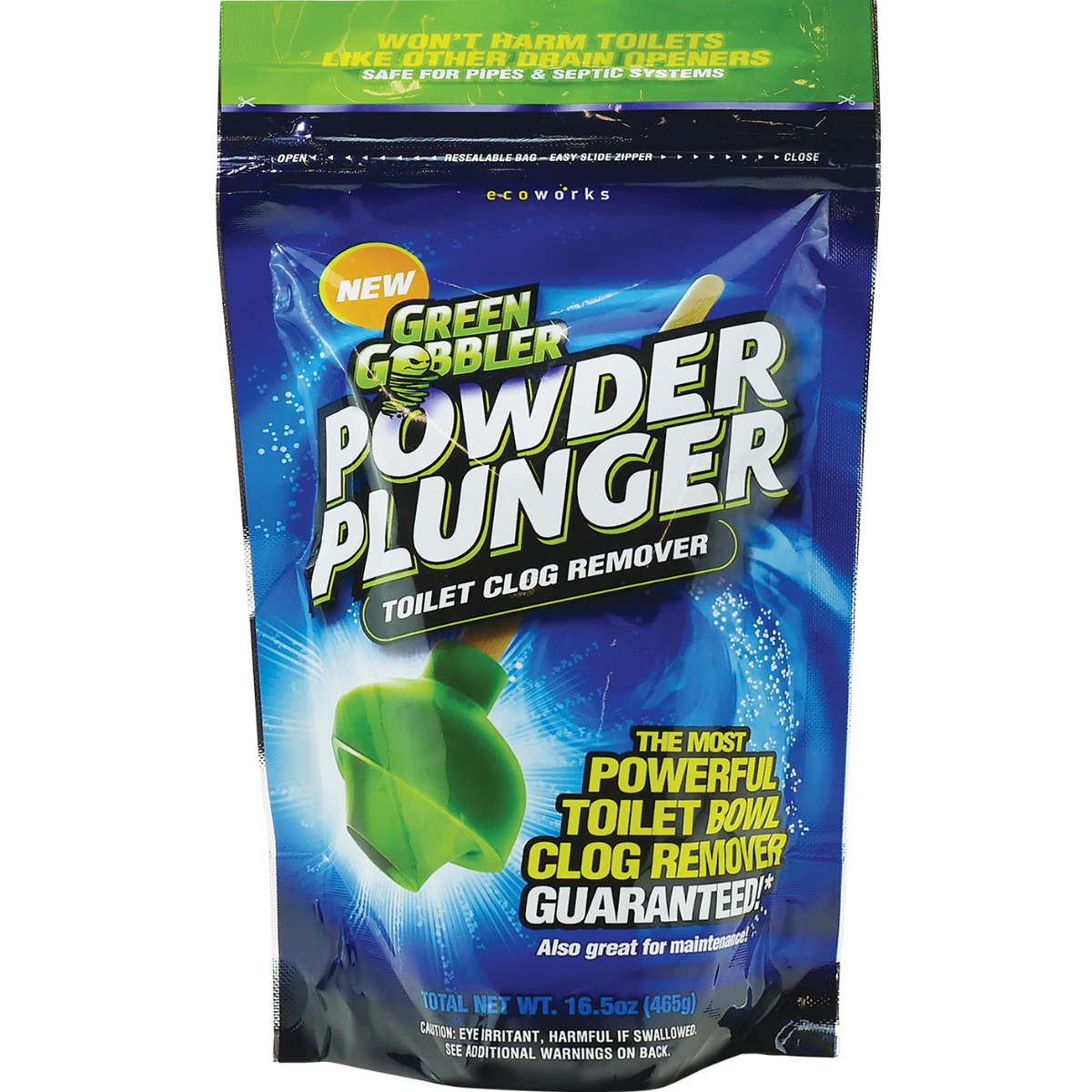 16-1/2-Ounce Powder Plunger Toilet Clog Remover Crystal 3 16-1/2-Ounce Powder Plunger Toilet Clog Remover Crystal
