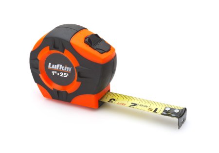 1-Inch X 25-Foot Hi-Viz Orange Tape Measure
