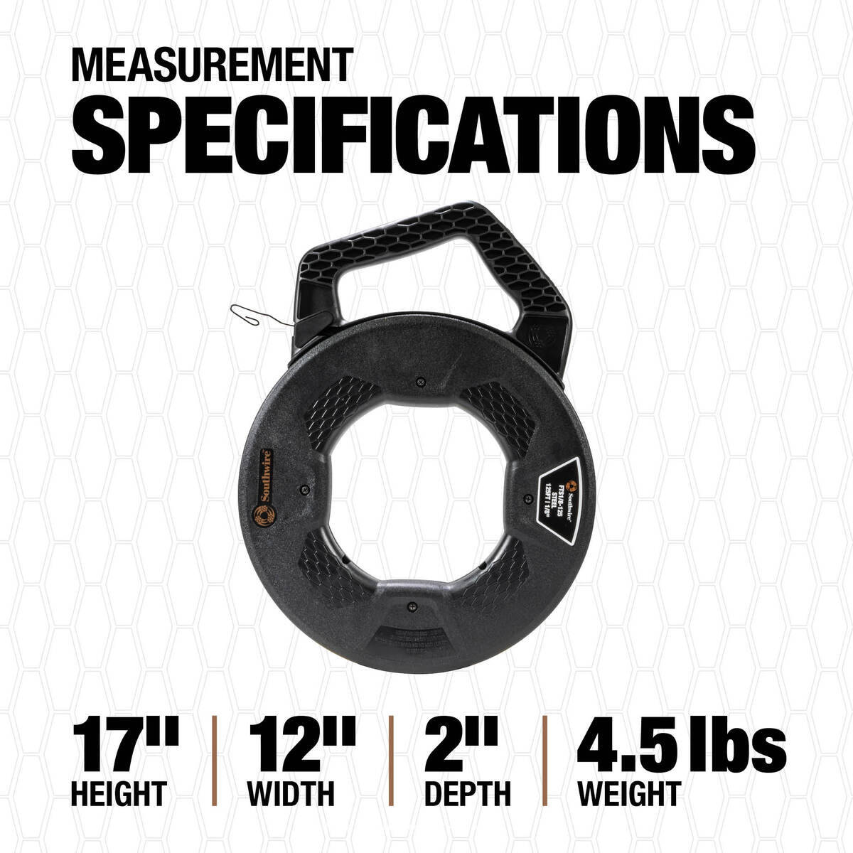 1/8-Inch X 125-Foot Flat Steel Fish Tape