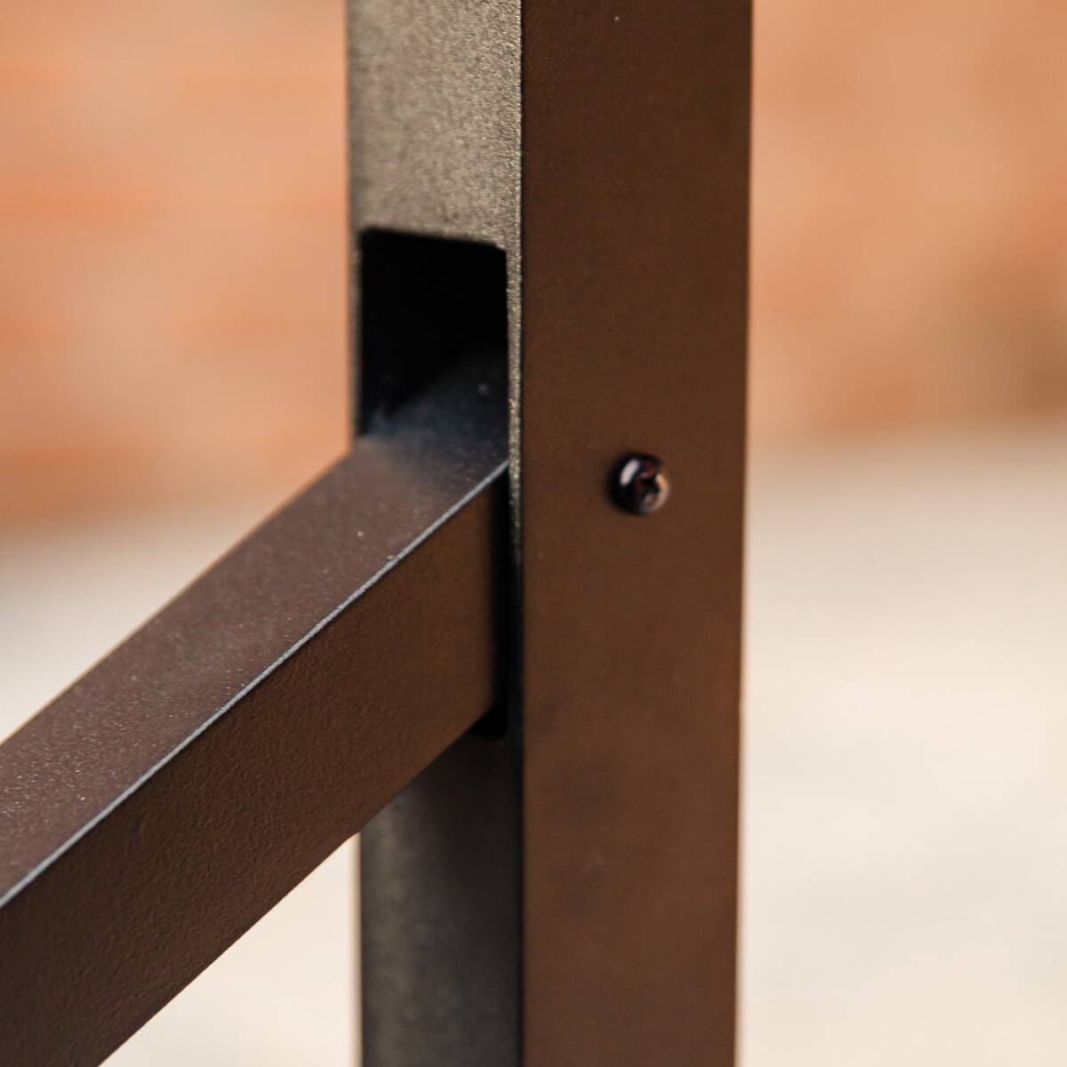 Aluminum Textured Black Handrail Kit For 2-3 Steps 2 Aluminum Textured Black Handrail Kit For 2-3 Steps