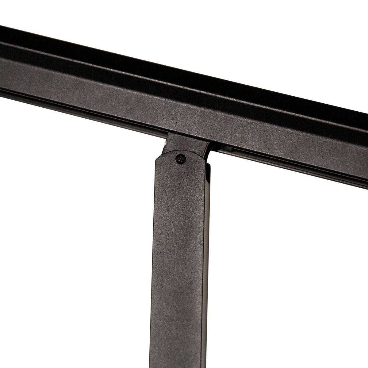 Aluminum Textured Black Handrail Kit For 2-3 Steps 4 Aluminum Textured Black Handrail Kit For 2-3 Steps