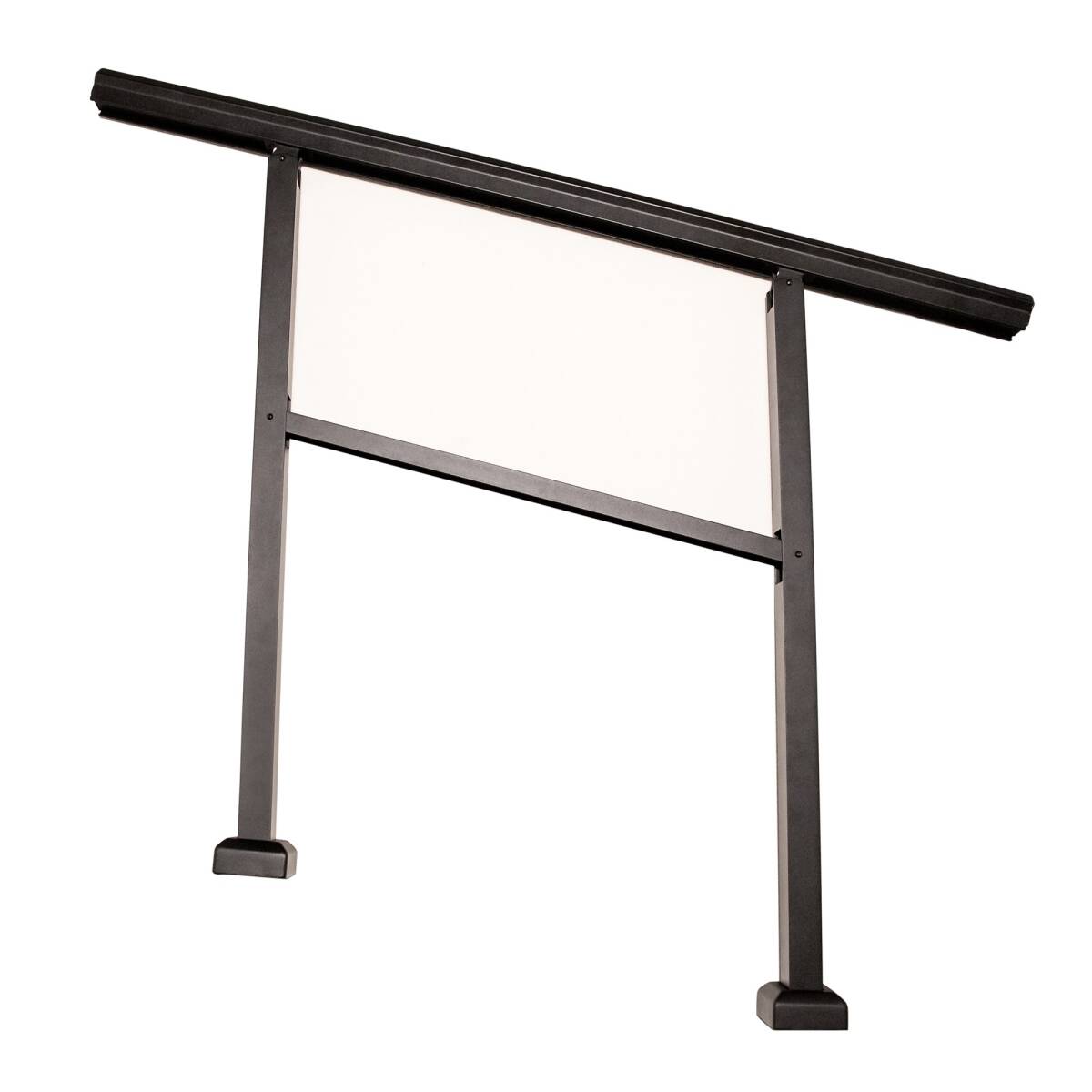 Aluminum Textured Black Handrail Kit For 2-3 Steps 9 Aluminum Textured Black Handrail Kit For 2-3 Steps