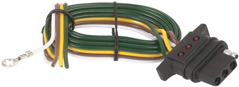 4-Wire Flat Trailer Light Harness