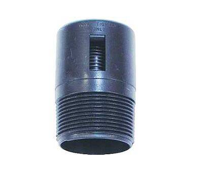 1-7/8 x 2-7/8-Inch Black Plastic Male Vent Check Valve