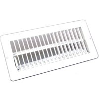 4x10 In White Metal Register