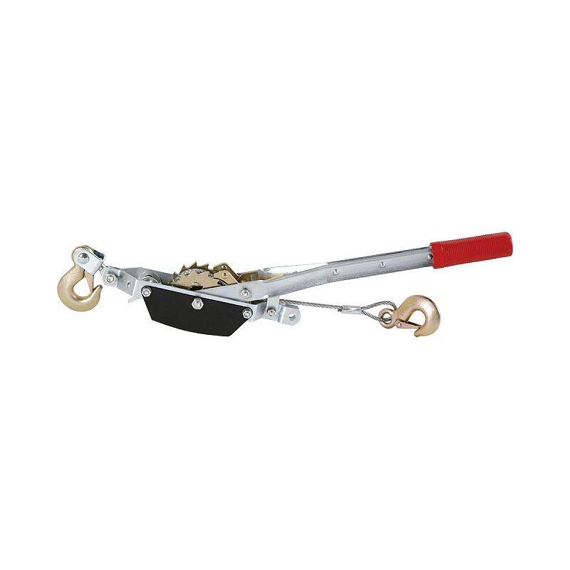 1-Ton Capacity Zinc-Plated Consumer Grade Cable Puller With 7.2-Feet Of 7X19 Cable