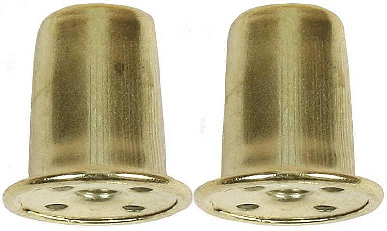 Solid Brass Lamp Tapped Top Hat Finial 1 In