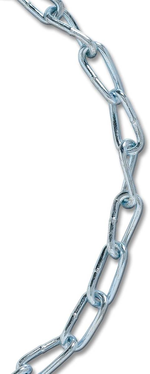 #1 Trade Size X 20-Foot Electro Galvanized Twisted Link Coil Chain