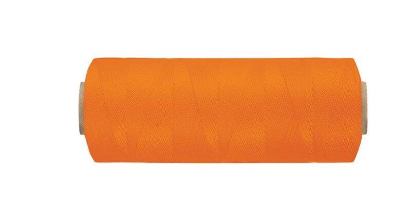 #18 Diameter X 500-Foot Length Orange Twisted Mason Line 2 #18 Diameter X 500-Foot Length Orange Twisted Mason Line