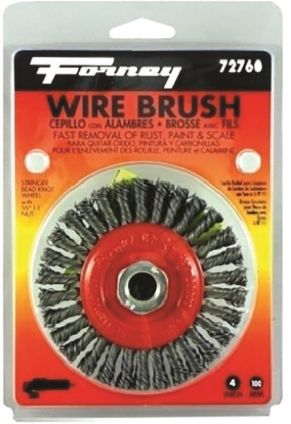 Stringer Wire Wheel Brush 4-Inch