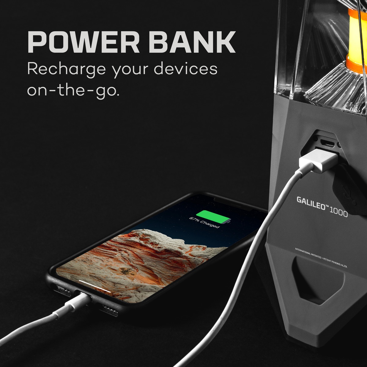 1000 Lumen Rechargeable Lantern and Power Bank 5 1000 Lumen Rechargeable Lantern and Power Bank