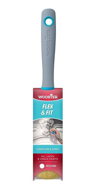 Flex & Fit™ Furniture & Craft Round Paint Brush 2 Flex & Fit™ Furniture & Craft Round Paint Brush