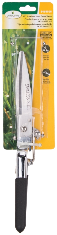 12-Inch Stainless Steel Grass Shear 2 12-Inch Stainless Steel Grass Shear