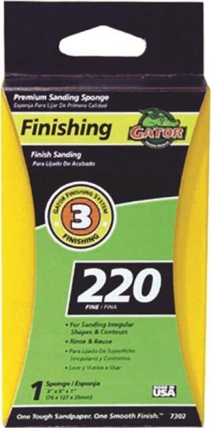 Gator Finishing 220-Grit Sanding Sponge