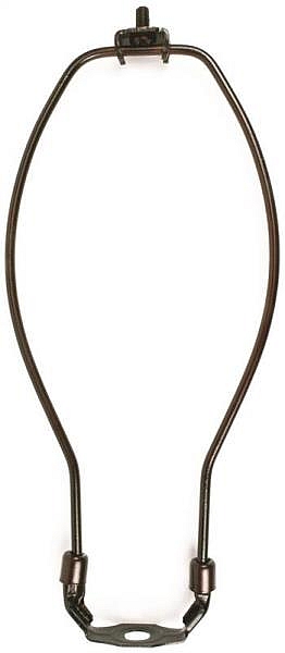 Antique Bronze Detachable Lamp Harp 10 In