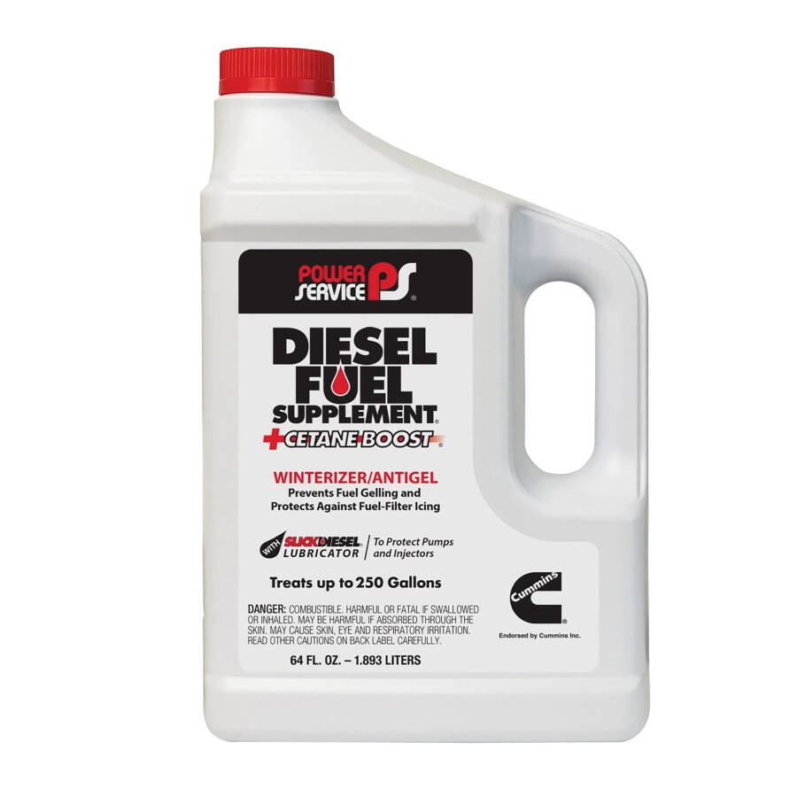 Power Service 64-Ounce Diesel Fuel Supplement Plus Cetane Boost