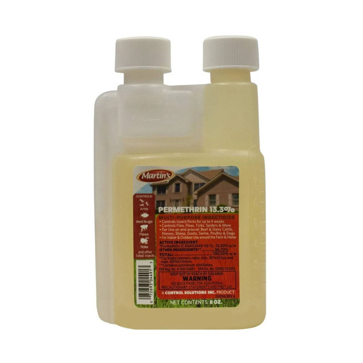 Permethrin 13.3 Percent Multi-Purpose Insecticide Concentrate, 8-Ounce