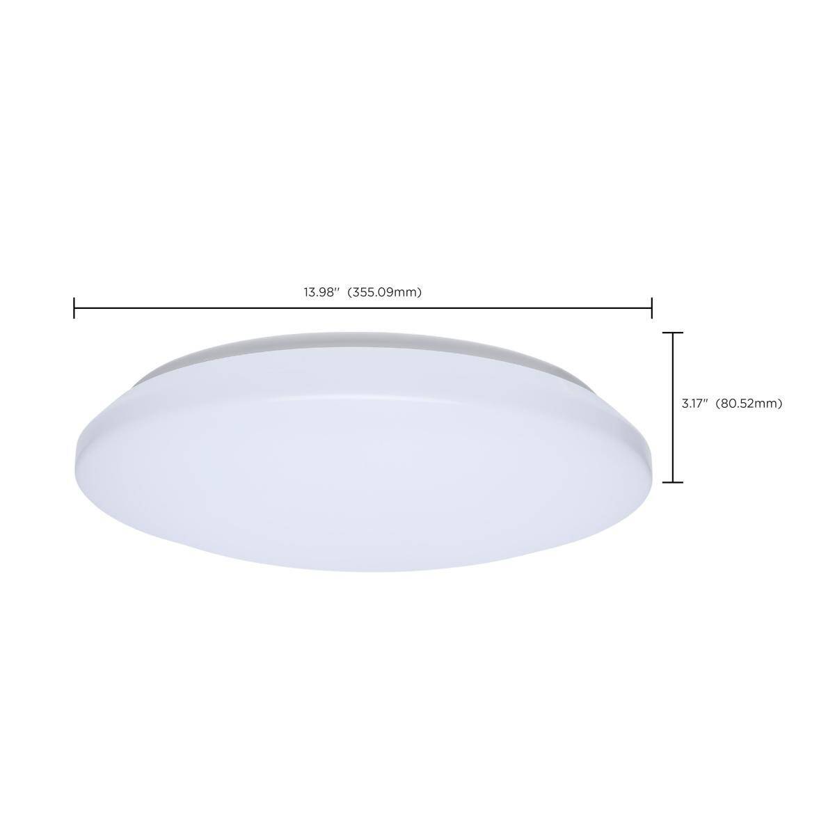 14-Inch Led Cloud Flush Mount Fixture White 2 14-Inch Led Cloud Flush Mount Fixture White