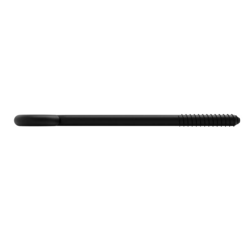 #6 5/16 x 6-Inch Storm Shine Steel Lag Screw Eye, 175-Pound Working Load