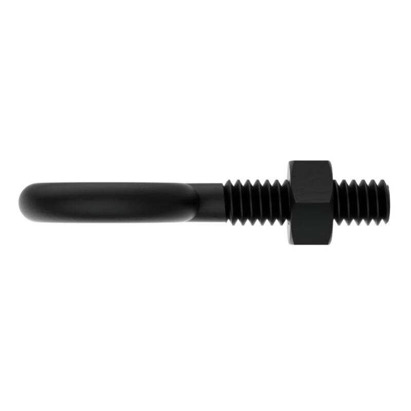 1/4 x 2-Inch Storm Shine Steel Eye Bolt, 80-Pound Working Load
