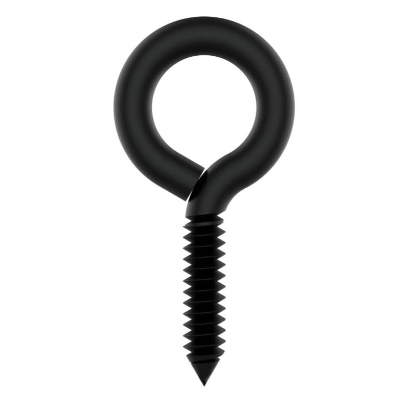 #0 2-7/8-Inch Storm Shine Steel Screw Eye, 150-Pound Working Load