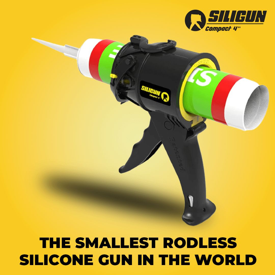 Siligun Caulk Gun Super Compact, Heavy Duty Dripless Caulk Gun For 10-Ounce Tubes 4 Siligun Caulk Gun Super Compact, Heavy Duty Dripless Caulk Gun For 10-Ounce Tubes