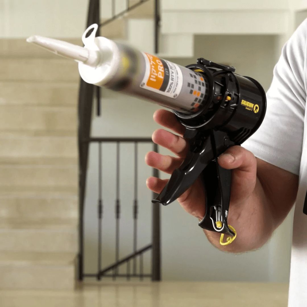 Siligun Caulk Gun Super Compact, Heavy Duty Dripless Caulk Gun For 10-Ounce Tubes 5 Siligun Caulk Gun Super Compact, Heavy Duty Dripless Caulk Gun For 10-Ounce Tubes