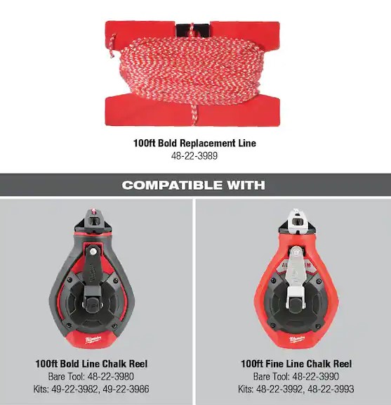 100-Foot Bold Replacement Chalk Line
