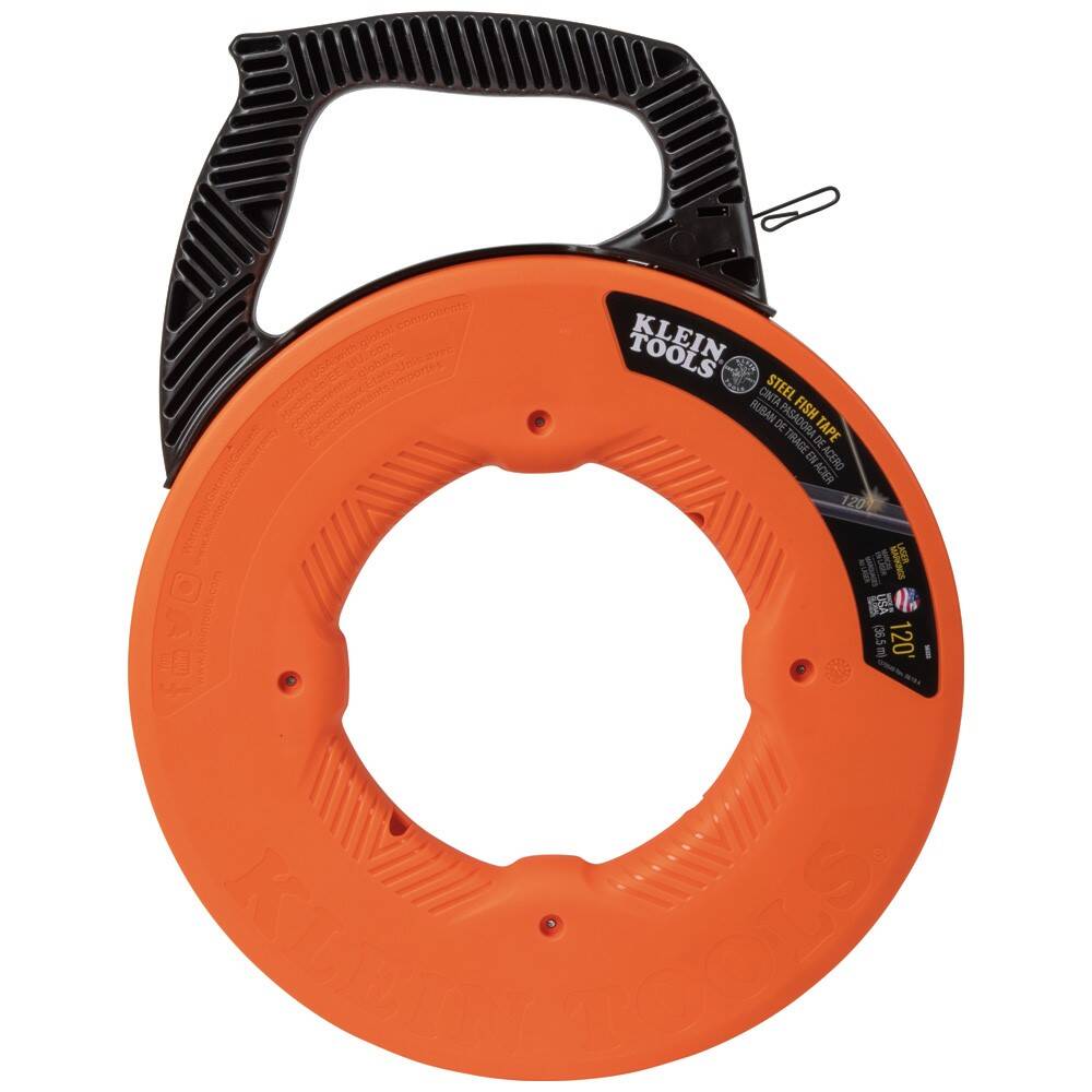1/8-Inch x 120-Foot Steel Fish Tape 10 1/8-Inch x 120-Foot Steel Fish Tape