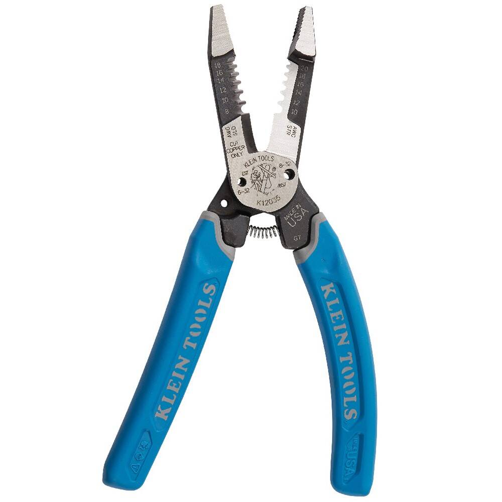 Klein-Kurve® Wire Stripper Heavy Duty Steel 8-20 AWG 6 Klein-Kurve® Wire Stripper Heavy Duty Steel 8-20 AWG