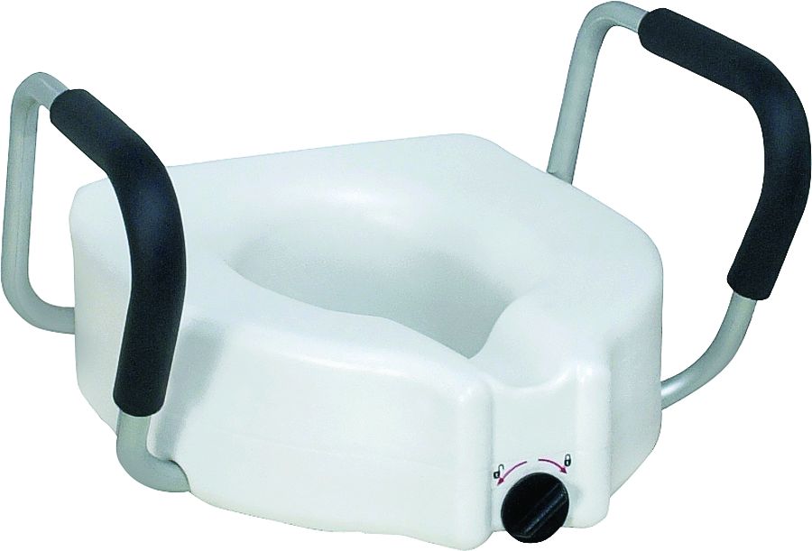 Elevated Toilet Seat With Arms