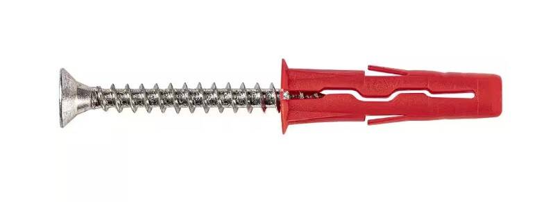 Uno Multi-Purpose Drywall Anchors 1/4-Inch with Screws #6x1-1/2-Inch 3 Uno Multi-Purpose Drywall Anchors 1/4-Inch with Screws #6x1-1/2-Inch