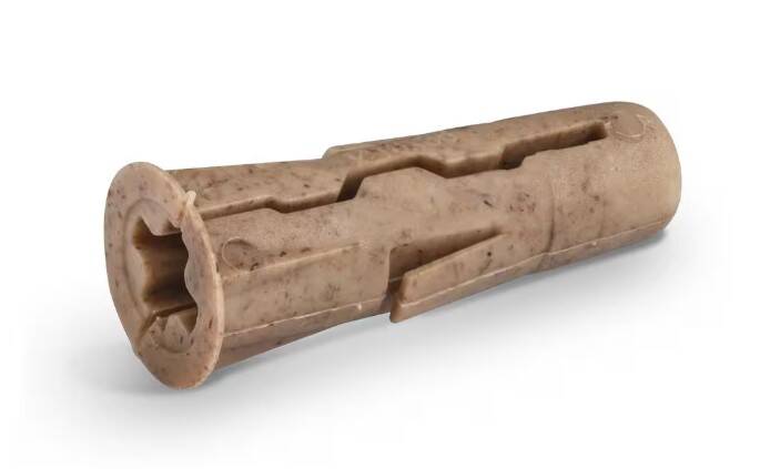 3/16-Inch Uno Universal Anchor Timber Drywall Anchor Push-In Ribbed 3 3/16-Inch Uno Universal Anchor Timber Drywall Anchor Push-In Ribbed