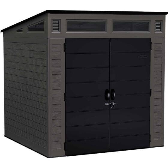 Modernist® 7-Foot X 7-Foot Gray Storage Shed 6 Modernist® 7-Foot X 7-Foot Gray Storage Shed
