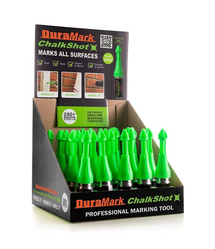 Hi-Vis Green Chalkshot Display