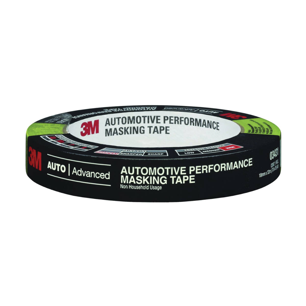 0.71-Inch X 35-Yard Automotive Performance Masking Tape