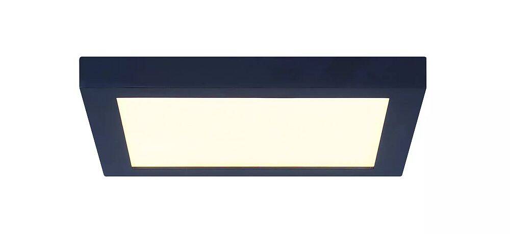 11 X 1-Inch Matte Black LED Square Flush Mount Disk Light Fixture 2 11 X 1-Inch Matte Black LED Square Flush Mount Disk Light Fixture