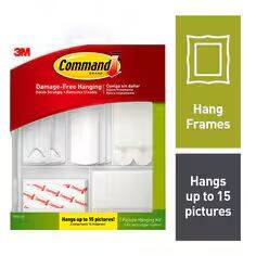 White Picture Hanging Kit 5 White Picture Hanging Kit