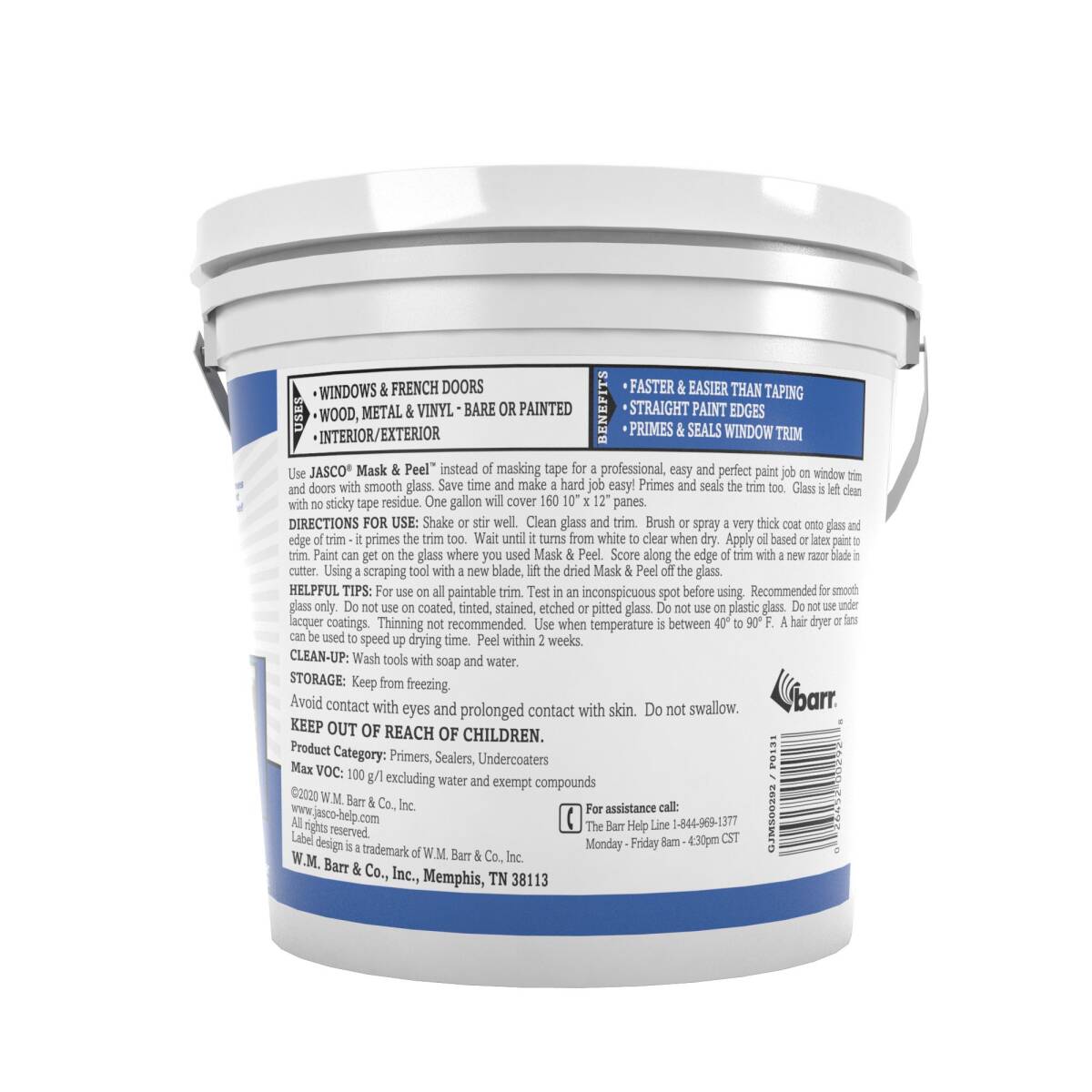 1-Gallon Mask & Peel™ Liquid Masking Tape & Primer