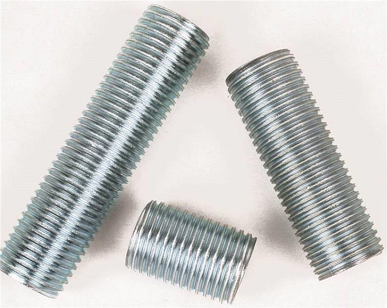 Zinc Plated Assorted Lamp Nipples 1/4 In Ips