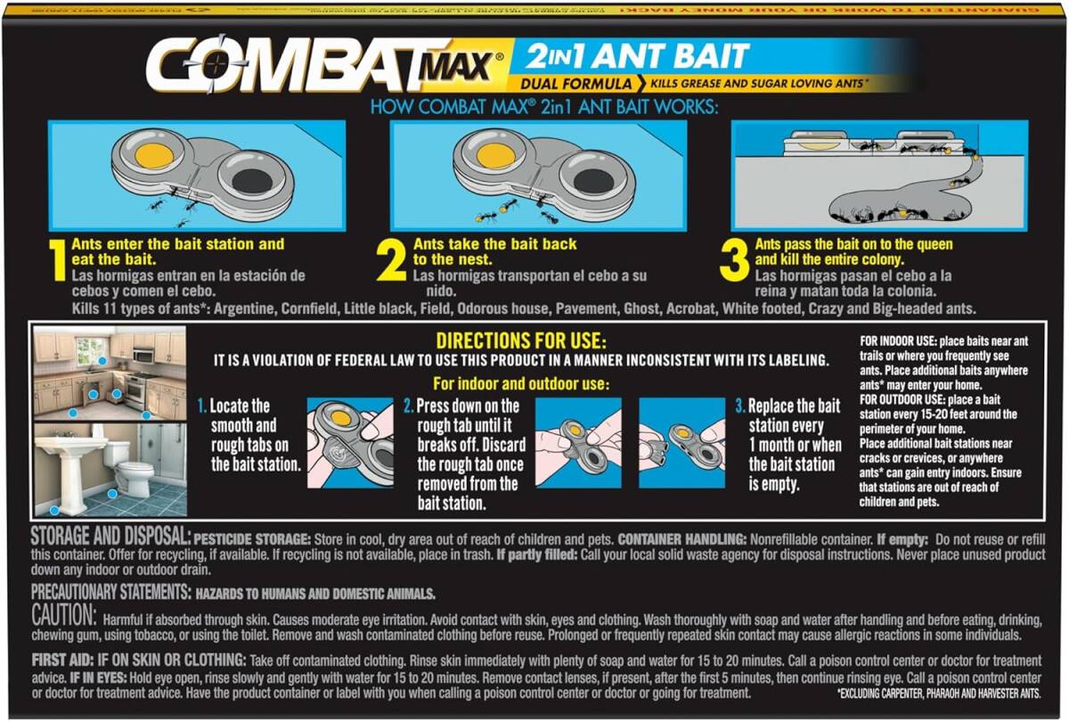 CombatMax® 2-In-1 Ant Bait Station