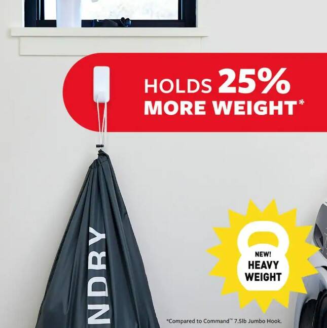 Utility Hook White X-Large 10-Pound 2 Utility Hook White X-Large 10-Pound
