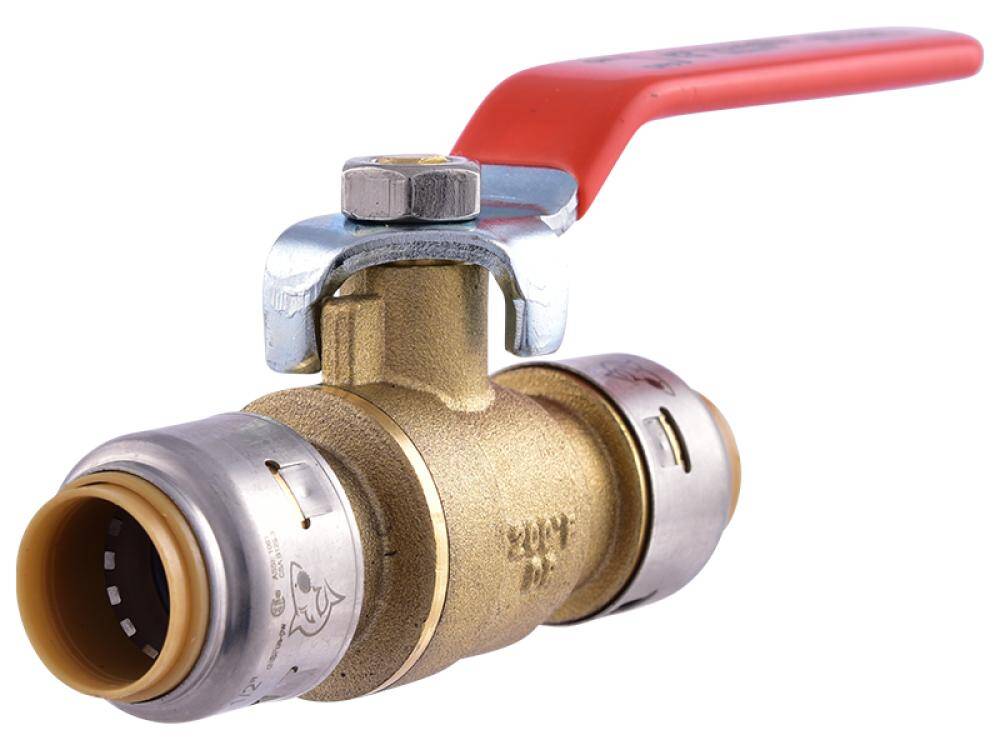 1-Inch Max Brass Push Ball Valve