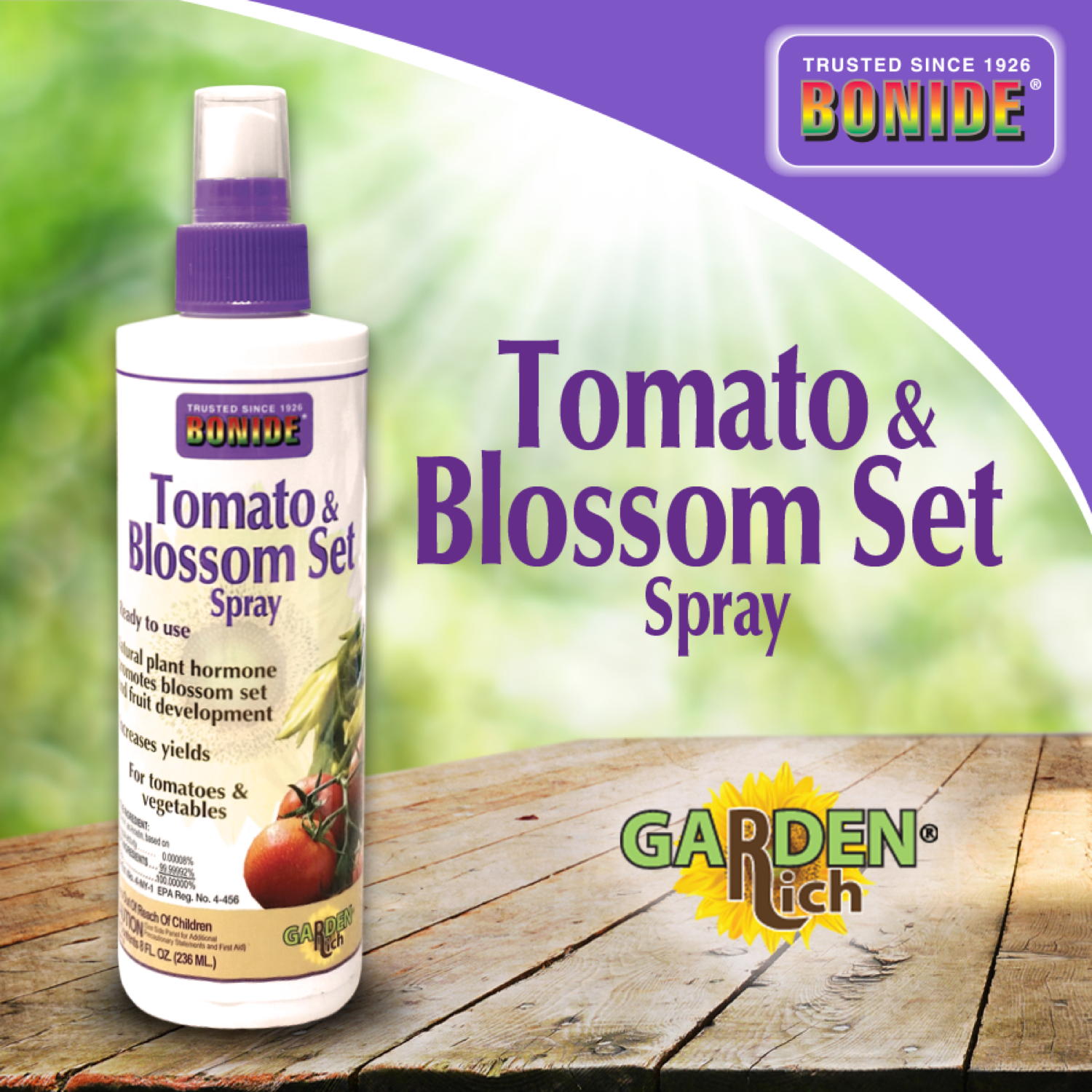 1-Quart, Ready-To-Use, Tomato And Blossom Set Spray